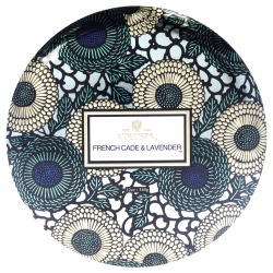VOLUSPA 3 Wick Tin Candle - French Cade And Lavender By for Unisex - 12 OZ Candle