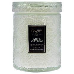 VOLUSPA Cypress - Small By for Unisex - 5.5 OZ Candle In White