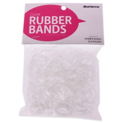 MARIANNA Rubber Bands - Clear By for Women - 250 Count Hair Tie