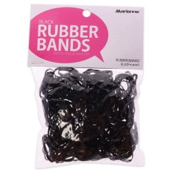 MARIANNA Rubber Bands - By for Women - 250 Count Hair Tie In Black