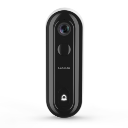 WUUK Add-On Doorbell Camera( Base Station Required), 2K Video Doorbell, No Subscription, Wire Free Or Wired, Human And Motion Detection, Compatible