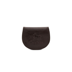 CAVALINHO Leather Round Coin Purse - (28610532) - Handmade In Portugal In Brown