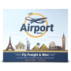VALORE The Airport Game – Family Board Game for 2-6 Players, Ages 8+ – 90 Min Play Time – Transport Freight & Travel The World