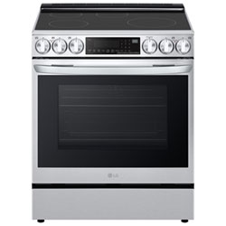 LG 30" 6.3 Cu. Ft. True Convection 5-Element Slide-In Induction Air Fry Range (LSIL6336F) - Stainless Steel