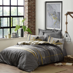 SUSSEXHOME Sports In Duvet Cover Set, Full Size Duvet Cover, 1 Duvet Cover, 1 Fitted Sheet And 2 Pillowcases, Iron Safe, Hypoallergenic, Breathable