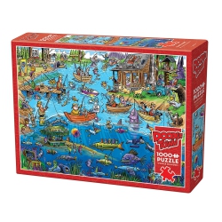 COBBLE HILL - Doodletown - Gone Fishing (1000-Piece Puzzle)