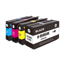 TONER4U – 4 Pack (K C M Y) Compatible Ink Cartridge 950Xl/951Xl for HP 950Xl HP951Xl for Officejet P(Cn045An) 8100, 8600, 8610, 8615, 8620, 8625, 8630