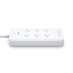 UBIQUITI Unifi Smartpower 6-Outlet Power Strip With 4 USB-C Ports - In White