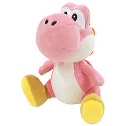 Little Buddies Super Mario Bros Pink Yoshi Plush