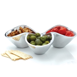 NAMBE - Bella Triple Condiment Server