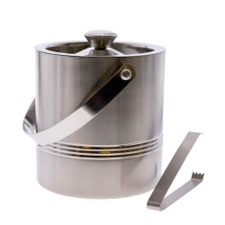 BEL-AIR - Double Wall Ice Bucket With Tongs
