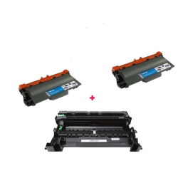 MAX SAVING -3 Pack Compatible (2Toner Cartridge + Drum Unit) for Brother Tn750, Tn720, Dr720