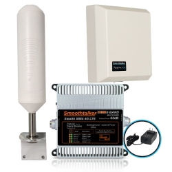 SMOOTHTALKER Stealth X6 65Db 4G/5G Ready Extreme Power Cell Phone Signal Building Booster With High Gain Directional And Omni Tube Antenna