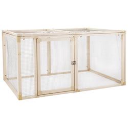 New Age Pet Fontana Chicken Pen - Maple