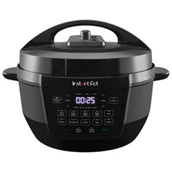 Instant Pot 7-in-1 Duo Wide Base Electric Pressure Cooker - 7.5 Qt - Black