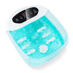 GYMAX Foot Spa Massager Foot Bath Soak Tub With Heat Bubble Massage Beads