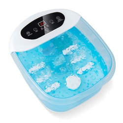 GYMAX Foot Spa Massager Foot Bath Soak Tub With Heat Bubble Massage Beads
