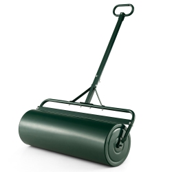 GYMAX Lawn Roller Push/tow Behind A Tractor Sod Drum Roller for Park Yard Garden Farm