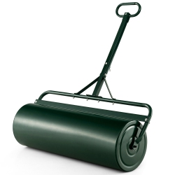 GYMAX Lawn Roller Push/tow Behind A Tractor Sod Drum Roller for Garden Yard Park Farm