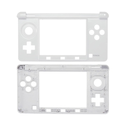 ESOURCE PARTS Replacement Mid-Frame Housing Compatible With Nintendo 3Ds (White)