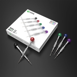 ESOURCE PARTS Replacement Everyday Scroo Screwdrivers Set 5 In 1 (2.5MM Convex Cross / Torx T2 / Tri-Point / Ph000 1.2MM / 0.8MM P2) (2Uul)