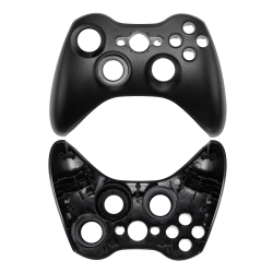 ESOURCE PARTS Replacement Top Faceplate Compatible With Xbox 360 / 360E / 360S (Black)