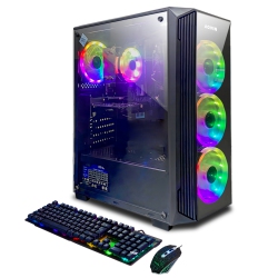 AQVIN Zforce Gaming PC / Intel Core I7 Processor Up to 4.60 Ghz / Nvidia Gtx 1630 4GB Gddr5 / 2Tb SSD - 32GB Ddr4 Ram / Wifi / Windows 11 Pro / RGB