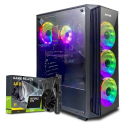AQVIN Prebuilt Zforce Gaming PC, Intel Core I5 Processor Up to 4.10 Ghz, Nvidia Gtx 1650 4GB Gddr5, 2Tb SSD - 32GB Ddr4 Ram, Windows 11 Pro, Wifi