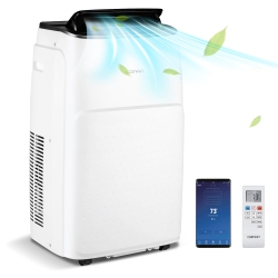 COSTWAY 13, 000 Btu Portable Air Conditioner With Cool, Fan, Heat & Dehumidifier