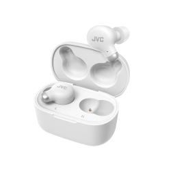 JVC Ha-A25T-W - Marshmallow In-Ear Headphones With Noise Cancellation, Bluetooth 5.3, Charging Case And Touch Controls In White