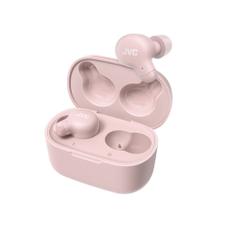 JVC Ha-A18T-P - Marshmallow In-Ear Headphones, Bluetooth 5.3, With Charging Box And Touch Controls In Pink