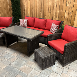 THINK PATIO Mont Lexington 6 Piece Deep Seating Conversation Set
