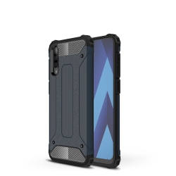 SUPERSHIELD Brushed Metal Case for Samsung Galaxy A20 Rugged Cover