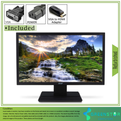 ACER Refurbished (Good) V206Hql Abd 19.5" 1600 X 900 Led Backlit Lcd Monitor