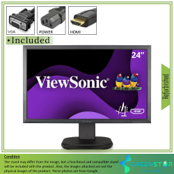 VIEWSONIC Refurbished(Good) - Vg2439Smh 24" Widescreen 1920X1080Fhd Led-Backlit Lcd Business Monitor
