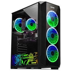 AQVIN Zforce Windows 11 Pro Gaming PC Tower | Geforce Rtx 3060 12GB Gddr6 HDMI | Intel I7 Hexa-Core Processor | 32GB Ddr4 Ram | 1Tb SSD | RGB