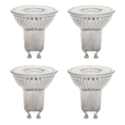 XTRICITY - Set Of 4 Dimmable Energy Saving Led Bulbs, Type Gu10, 5W, 3000K Soft In White