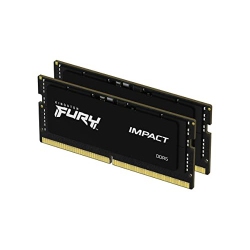 KINGSTON Fury Impact 32GB (2X16GB) 6000Mt/s Cl38 Ddr5 Sodimm | Intel Xmp 3.0 | Plug N Play | Laptop Memory | Kit Of 2 | Kf560S38Ibk2-32