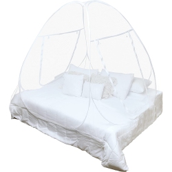 MEKKAPRO Mosquito Net for Bed, Portable Pop Up Mosquito Net, 80" X 71" X 63" Large, Folding Mosquito Netting Pop Up Mosquito Net Compatible for Twin