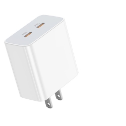 PHONESPLUS 35W Fast Wall Charger Dual Port USB C 3.0 Quick Charge Power Adapter