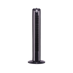 XTRICITY - Oscillating Tower Fan, 32" Tall, 3 Speed Settings, 50 Watts In Black