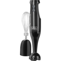 BLACK DECKER + Decker - 2 Speed Immersion Blender, Stainless Steel Blade, 200 Watts