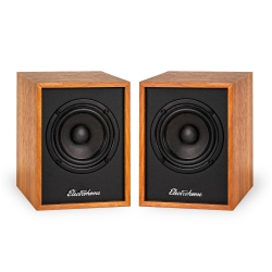 ELECTROHOME Huntley Powered Bookshelf Speakers With Built-In Amplifier, 3" Drivers, Bluetooth 5, Rca/aux
