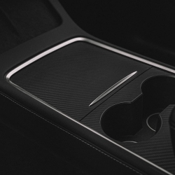 HLD Tesla 2021-2023 Model 3/y Refresh Center Console Wraps (Carbon Fiber Style) - 2 Sets Per Order With Bubble Scraper
