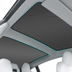 HLD Tesla Model 3 Roof Sunshade, Sunroof Shade Sunshade Roof for Tesla Model 3 Accessories 2023-2020 In Black