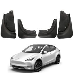 HLD Tesla Model Y Mud Flaps Splash Guards Summer Vehicle Sediment Protection No Need to Drill Holes(Set Of 4)