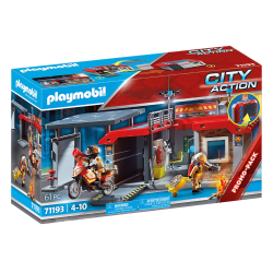 PLAYMOBIL City Action: Take Along Fire Station