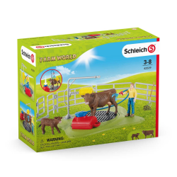 SCHLEICH Farm World: Happy Cow Wash In Multicolor