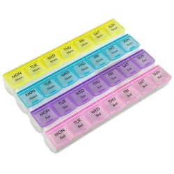 MEDCA Weekly Pill Organizer With 28 Compartments, By