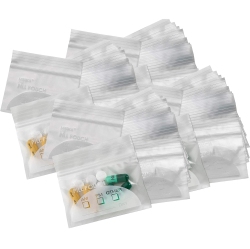 MEDCA Pill Pouch Bags - (Pack Of 600) 3" X 2.75" - Bpa Free, Poly Bag Disposable Zipper Pills Baggies, Daily Am Pm Travel Medicine Organizer Storage